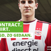 Gratis PSV-Shirt + €100,- fanshop cadeaubon bij Energiedirect
