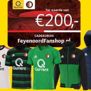 Feyenoord Fanshop cadeaubon t.w.v. €200,- bij Qurrent!